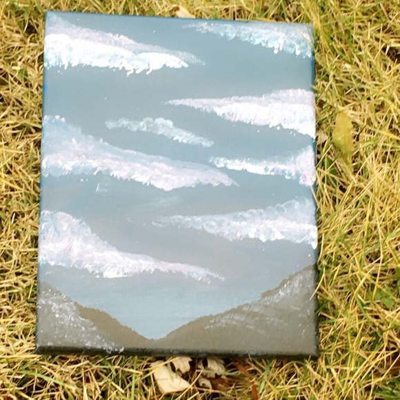 Aesthetic Sky/Mountain Painting - Picture 3 of 3